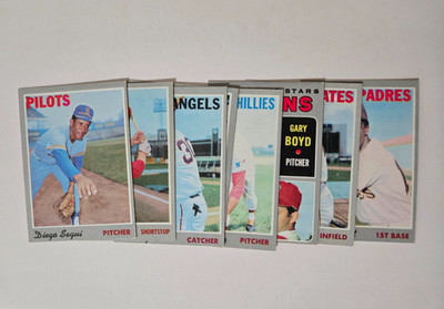1970 TOPPS BASEBALL CARD #1-73 ''PICK A CARD''