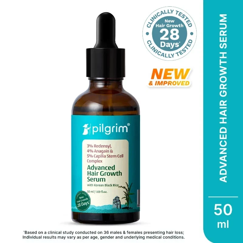 Pilgrim Redensyl & Anagain Advanced Hair Growth Serum (50ml)