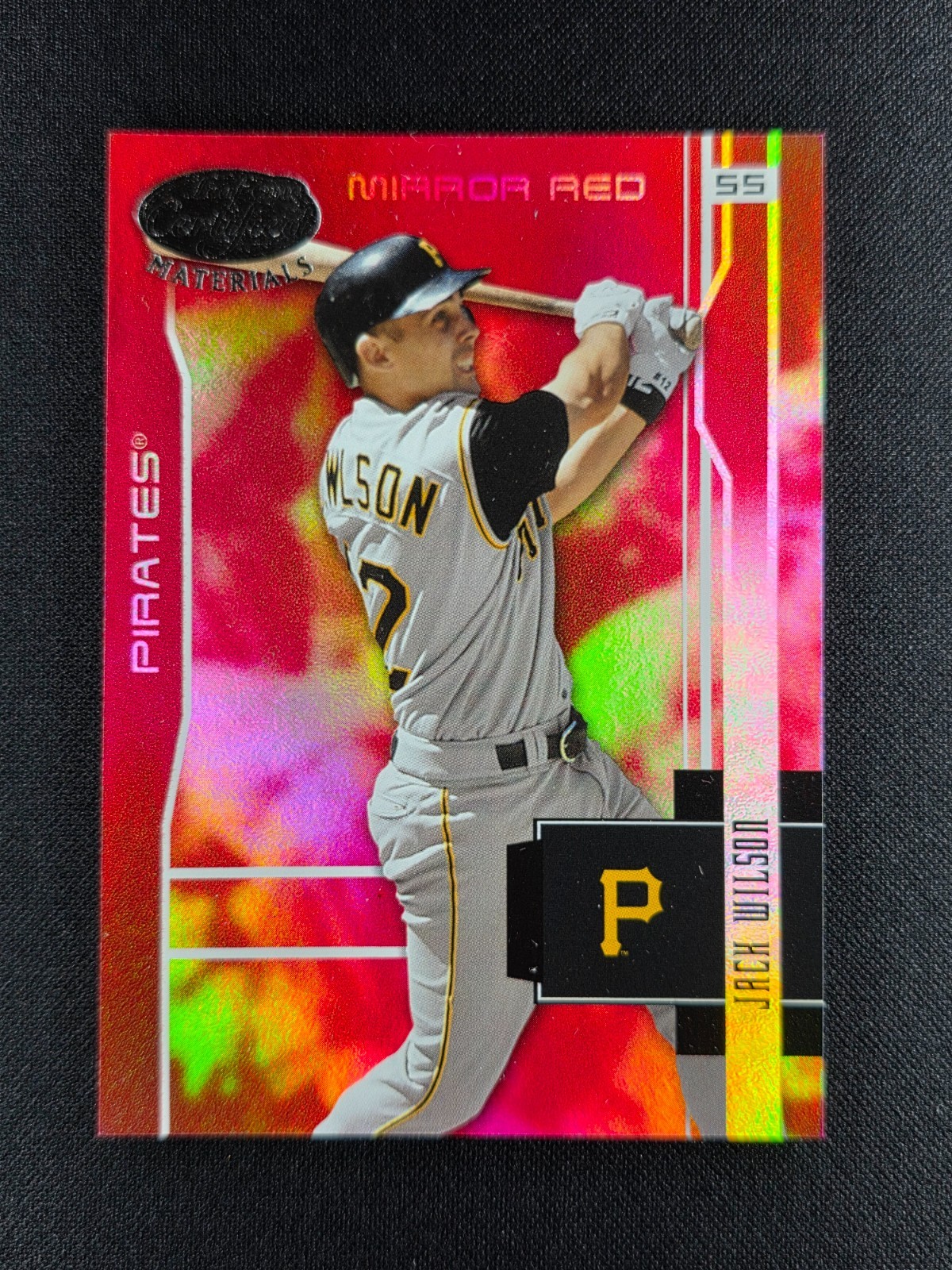Jack Wilson 2003 Leaf Certified Materials Mirror Red 58/100 #148 PIRATES