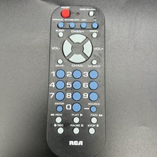 RCA Universal Remote Control 4 Device Controls TV, Cable, VCR, DVD RCR804BGDR