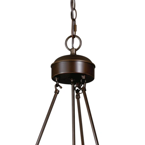 Vaxcel Lighting CH55706BBZ Burnished Bronze Bozeman Country / Rustic 9 Light Cha - Picture 3 of 3
