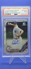 2019 Bowman Chrome Garrett Whitlock Auto 1st Prospect #CPA-GW Red Sox PSA 9