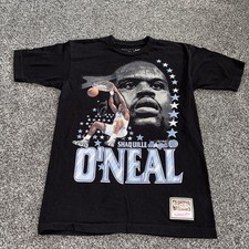 Mitchell  Ness Men's Small Shaq Shaquille O'Neal NBA Orlando Magic USA T Shirt