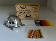 Irvin Ware Mock Turtle Hors D' Oeuvre Toothpick Holder Party VTG Retro MCM