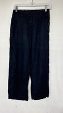 Reformation Linen Pants Black, size 2