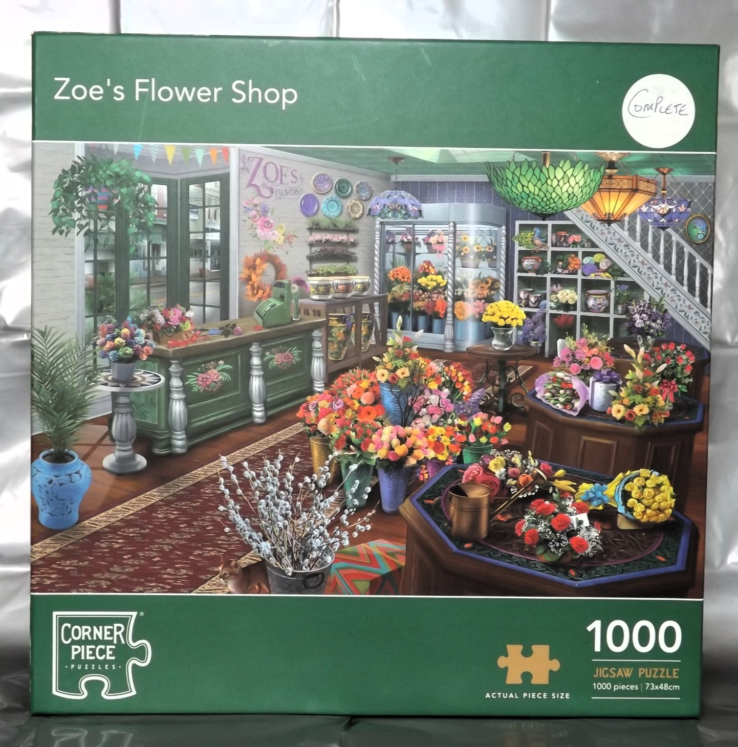Corner Piece 1000 Piece Jigsaw Puzzles Zoes Flower Shop Used