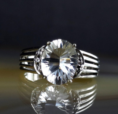 Ring Silber 925 Zirkonia 16,5 mm - elegant zeitlos & wunderbar funkelnd
