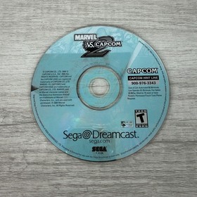 Marvel vs. Capcom 2 (Dreamcast, 2000) - COMPLETE /w Registration Card