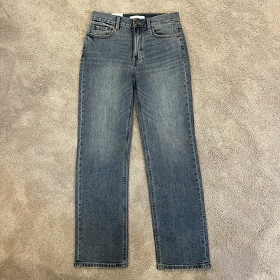 Eunina Codi Super High Rise Dad Jeans Women s 27 Straight Leg Blue