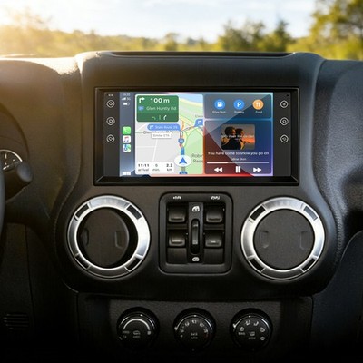 2+64G CAR RADIO STEREO FOR  JEEP WRANGLER 2007-2017 CARPLAY ANDROID 13 GPS NAVI