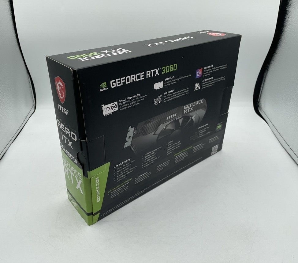 MSI GeForce RTX 3060 AERO ITX 12G OC LHR GDDR6 Graphics Card | eBay