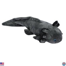 Realistic 18" Grey Axolotl Plush Stuffed Animal, Soft Salamander Doll, Gift Idea