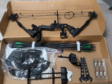 Compound Bow Hunting Set 20-70lbs Adjustable Adult Archery Arrow Target Shooting