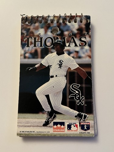 FRANK THOMAS CHICAGO WHITE SOX SPIRAL NOTE PAD 1995 STARLINE