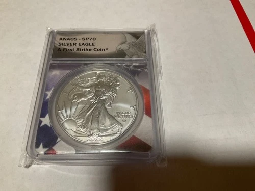 2022 American Silver Eagle First Strike SP70 ANACS
