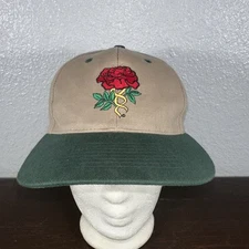 RARE True Vintage Grateful Dead Embroidered Rose Tour Trucker Hat Cap 1980s