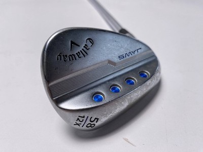 Callaway Jaws MD5 Platinum Chrome Lob Wedge LW 58* 12 True Temper