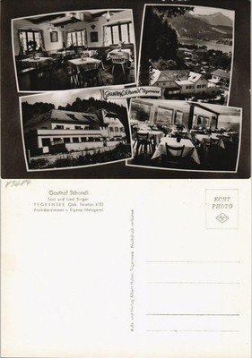 Ansichtskarte Tegernsee (Stadt) 4 Bild Gasthof Schandl 1965