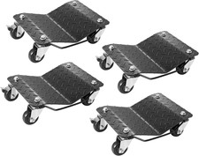 Car Wheel Dolly, 6000 Lbs/2722 Kg Car Moving Cart with Brakes, Set of 4 Piece, H