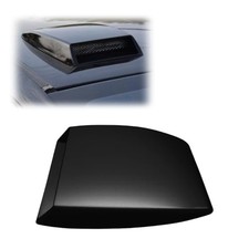 Yorise Universal Car Decorative Air Flow Intake Hood Scoop Self-adhesive Black