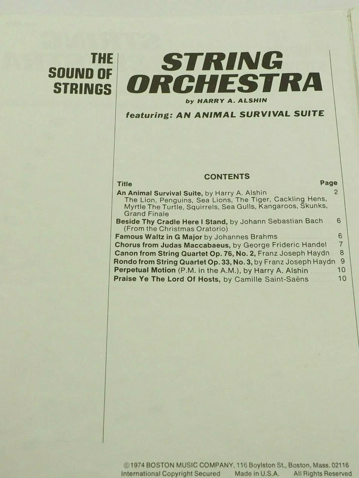 The Sound of Strings String Orchestra Violin II 13824 by Harry A. Alshin 1974 - Image 2 of 4