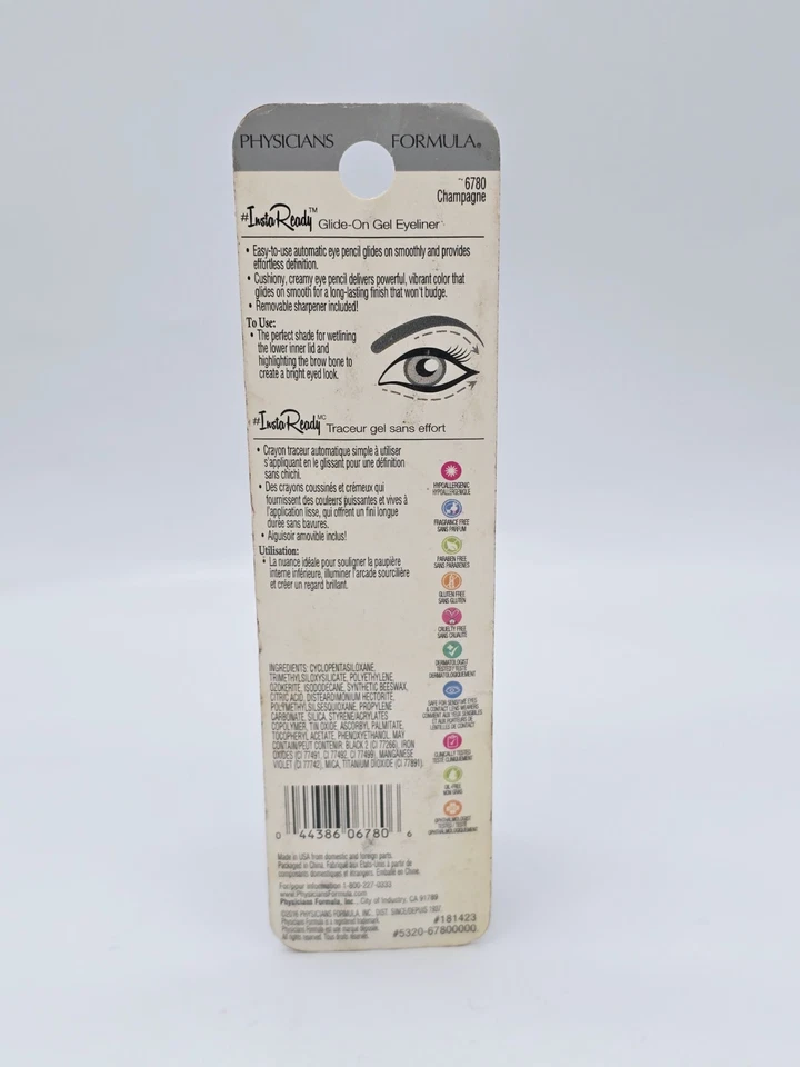 Physicians Formula Instaready Glide-On Gel Eyeliner, #6780 Champagne, 0.017 Oz - Image 3 of 3