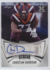 2021 Leaf Draft Auto Christian Darrisaw #BA-CD1 Auto 0qc2