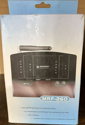 Universal Remote Control MRF-260 Wireless RF Base Station w/ Built-in IR Blaster