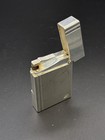 Vintage St. Dupont Ligne Gatsby Vertical Lines Silver Plaque Argent Lighter  — photo 5