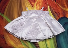 Build A Bear Elegant White Party Dress Wedding Prom Sheer Teddy Girl Clothes 63D