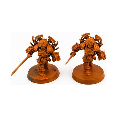 Lot Sci-Fi Loose 28mm Mini 3D Printed Oni Shogun Collection #2 NM