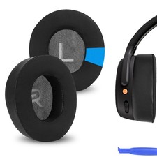 Geekria Cooling-Gel Ear Pads for Skullcandy Crusher ANC 2 Headphones Black