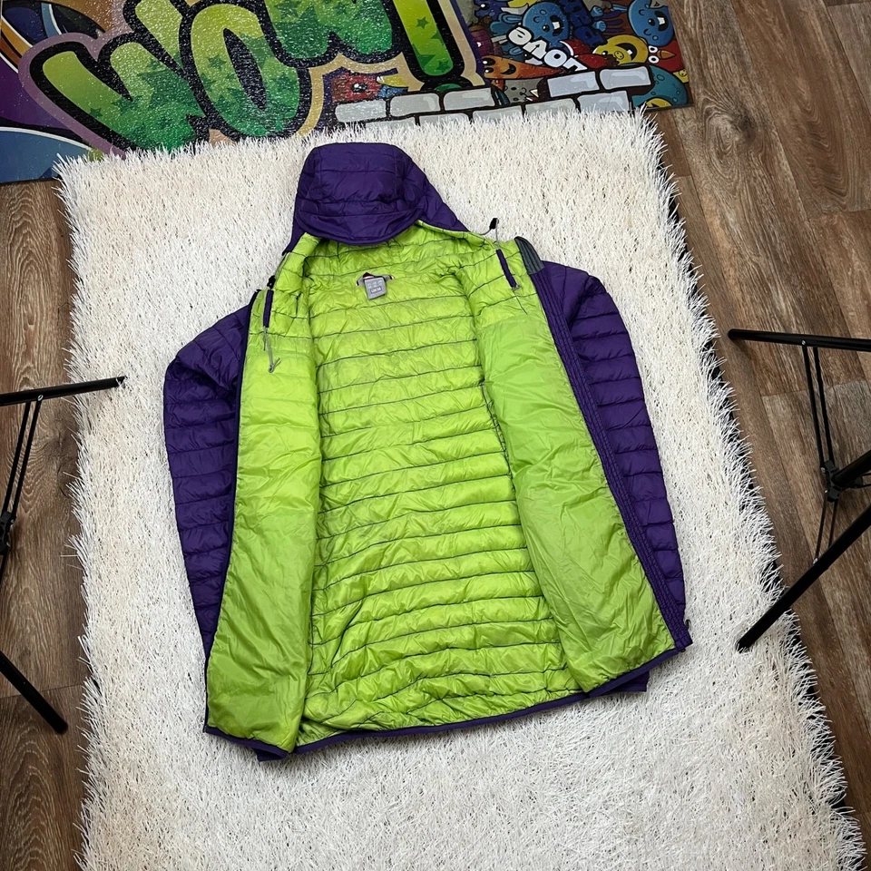RAB Jacket Women's Hooded Insulated Pertex Microlight Alpine Down UK 16 Violet V - Image 3 of 4