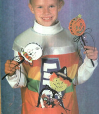 HALLOWEEN PARTY SHAKERS GHOST WITCH PUMPKIN PLASTIC CANVAS PATTERN INSTRUCTIONS