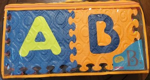 b toys alphabet mat