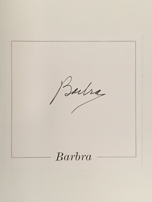 Barbra Streisand My Name is Barbra Signed JSA COA LOA | eBay