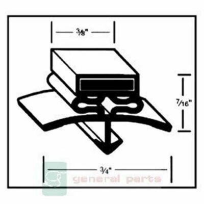 True Gasket TSSU/TUC/TWT-48 BLK