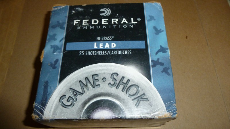 Federal HI-Brass field load shotgun shell box ONLY