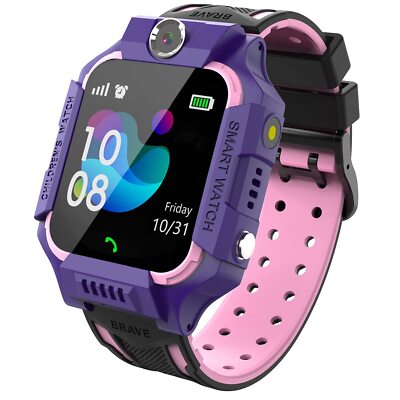 Kinder Spiel Smartwatch Telefon Kind Armbanduhr Touchscreen Uhr mit Anruf Tas...