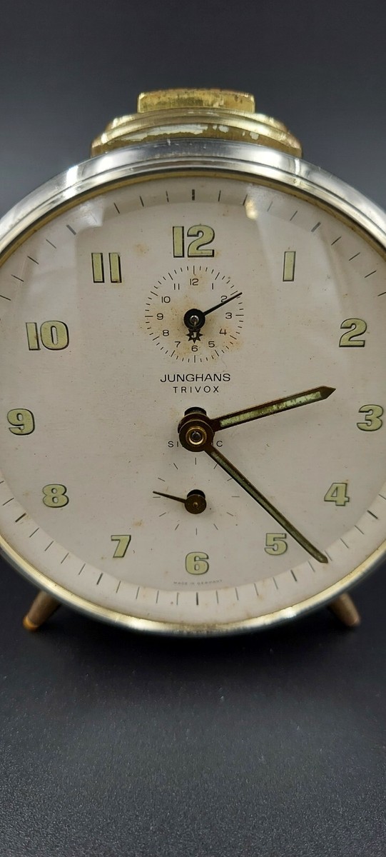 JUNGHANS TRIVOX SILENTIC ユンハンス 目覚し時計　現状品 JUNGHANS TRIVOX SILENTIC ユンハンス 目覚し時計 - メルカリ