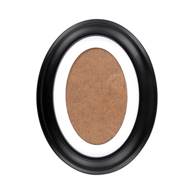 Vosarea 7 Inch Classic Oval Wood Picture Frame Wall Hanging Decor Send Seamless
