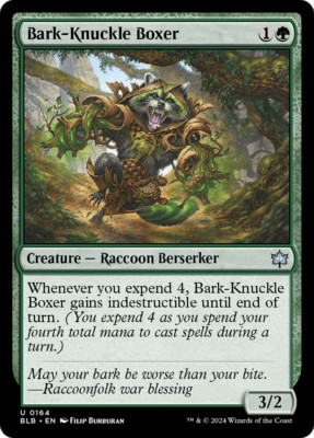 x4 Bark-Knuckle Boxer BLB Bloomburrow MTG 164 UNCOMMON M/NM 4x