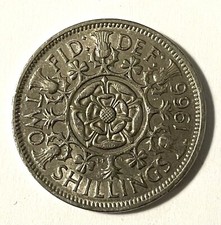 1966 FLORIN/TWO SHILLINGS COIN - QUEEN ELIZABETH II