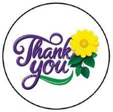 THANK YOU ENVELOPE SEALS LABELS STICKERS PARTY FAVORS
