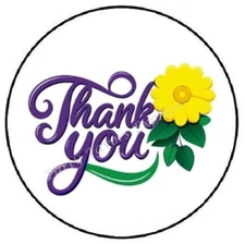 THANK YOU ENVELOPE SEALS LABELS STICKERS PARTY FAVORS
