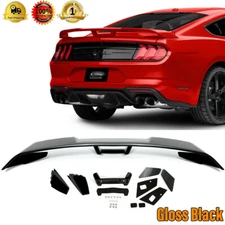 NEW Rear Trunk Spolier Wing For 2015-2022 Ford Mustang S550 GT Glossy Black