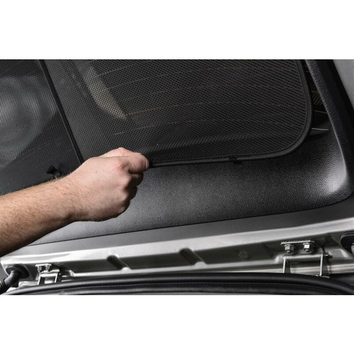 Protezione Sole per Opel Corsa D+E 3 porte anno 06-14, pannelli posteriori + lunotto - Foto 5 di 12