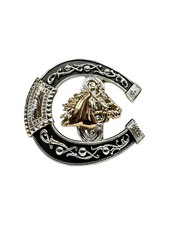 Horse Western Cowboy Style Belt Buckle Rodeo Hebilla Vaquera Con Caballo