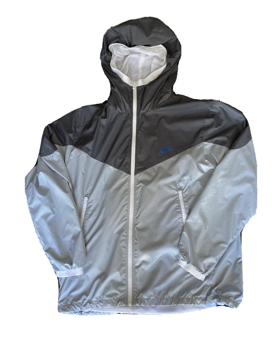 gray nike windbreaker