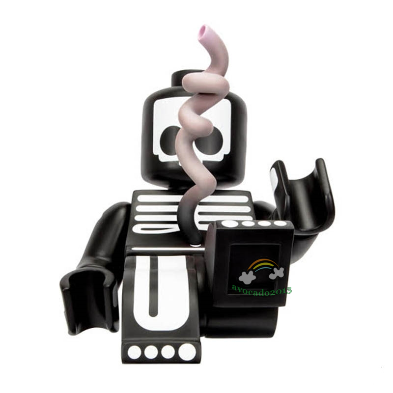 Mighty Jaxx Brick Baby Jason Freeny Black H21CM Toy Figure Limited